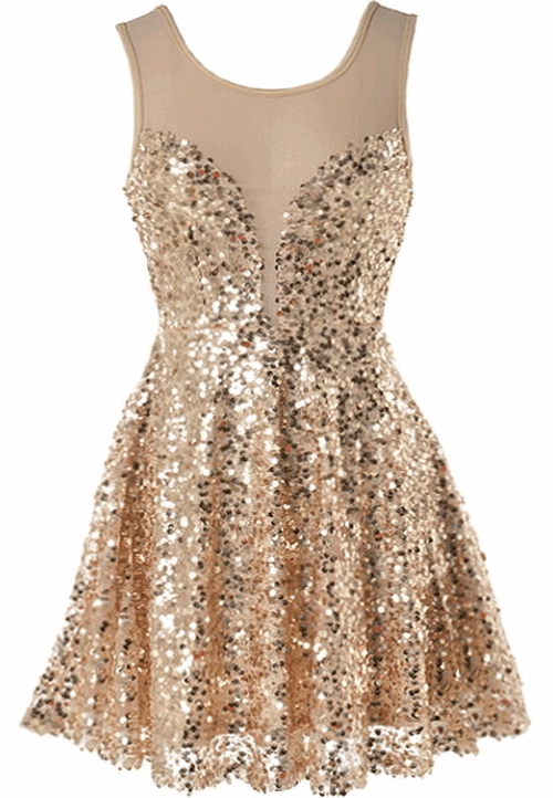 Golden Glitz Dress